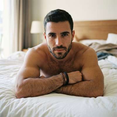 Every inch of him is pure art. The way he lounges, confident and effortless—perfection captured in one frame. #malebeauty...