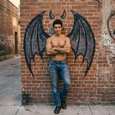 Every man’s got a little devil in him. Embrace the wings and own the night. 🔥 #street #fairytale