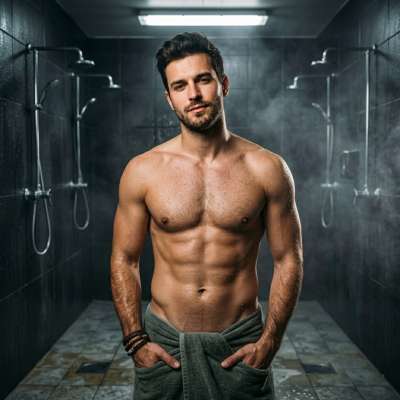 Confidence and strength redefined. This is what raw, sculpted beauty looks like—timeless and breathtaking. #malebeauty...