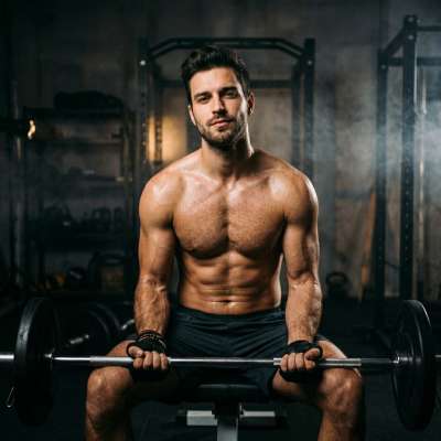 Strength, discipline, and that chiseled physique—gym goals at their finest. 💪✨ #malebeauty #gym #athlete