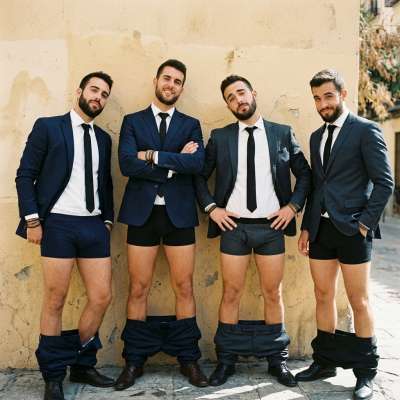 Confidence knows no bounds—these sharp suits, bold poses, and that effortless charm? Absolute perfection. 😍 #malebeauty...