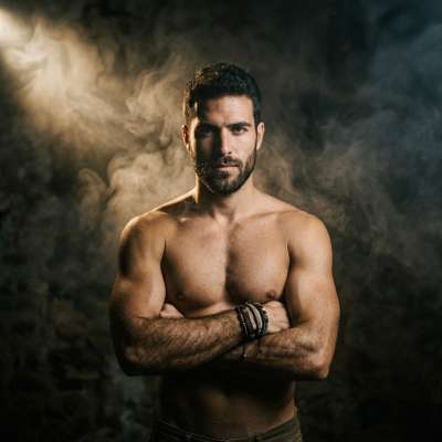 Confidence meets raw magnetism in this smoky embrace of masculine allure. Pure, untamed beauty that leaves you breathless....